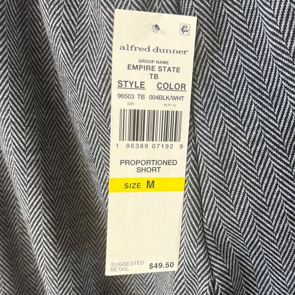 Alfred Dunner Pull On Pants Womens Gray Medium Elastic Classic Fit New - Picture 9 of 10